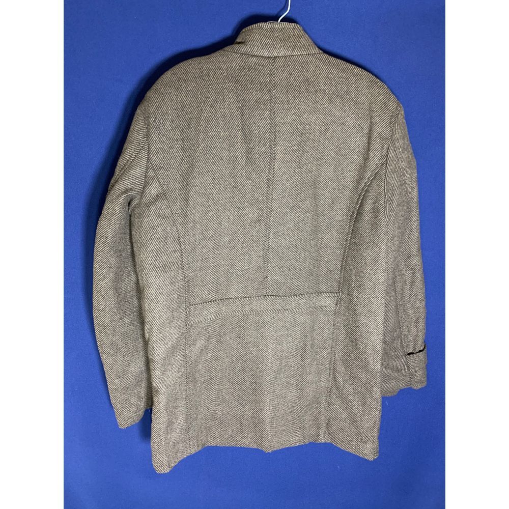 Wantdo Men's Wool Blend Pea Coat-Coffee - Picture 2 of 8